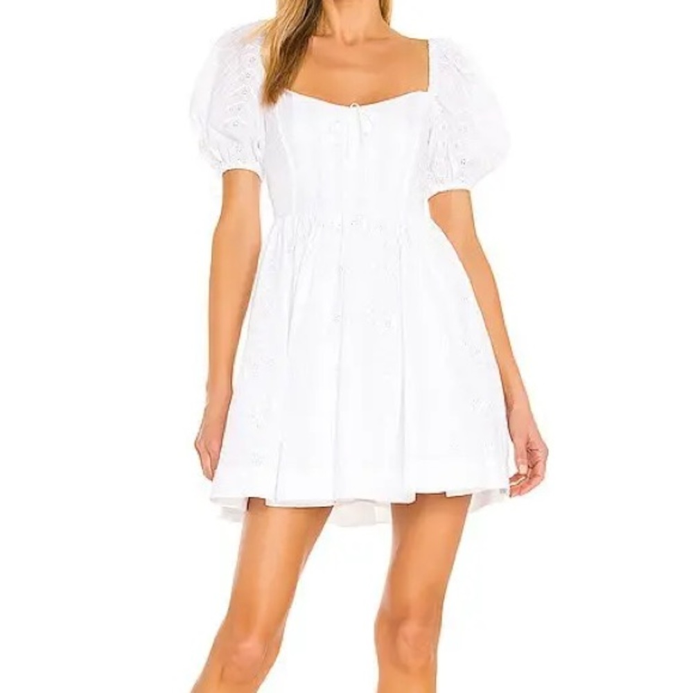 For Love & Lemons White Mini Dress XXS